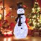 Lighted Christmas Snowman Decoration with 70 LED Lights Indoor Outdoor Holiday Decor